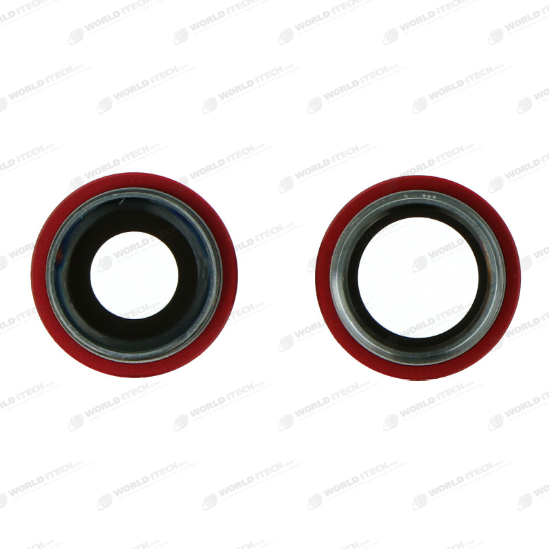 Lentilles cameras arrieres avec supports a souder et anneaux rouge iPhone 11