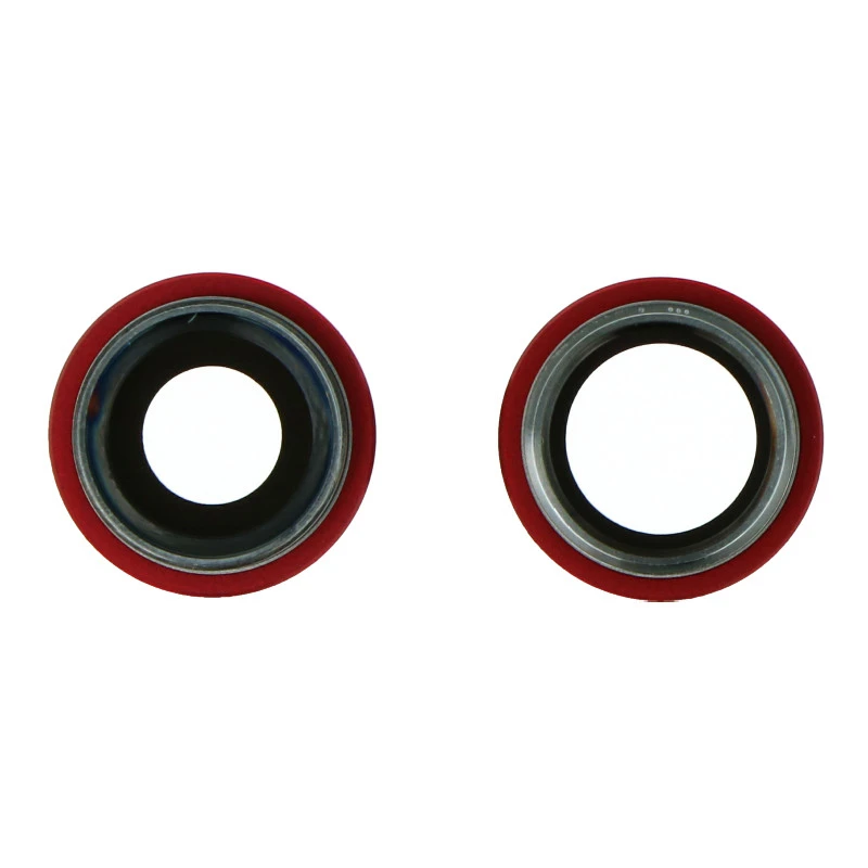 Lentilles cameras arrieres avec supports a souder et anneaux rouge iPhone 11