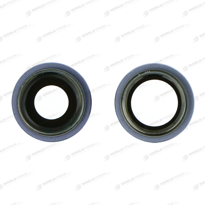 Lentilles cameras arrieres avec supports a souder et anneaux violet iPhone 11