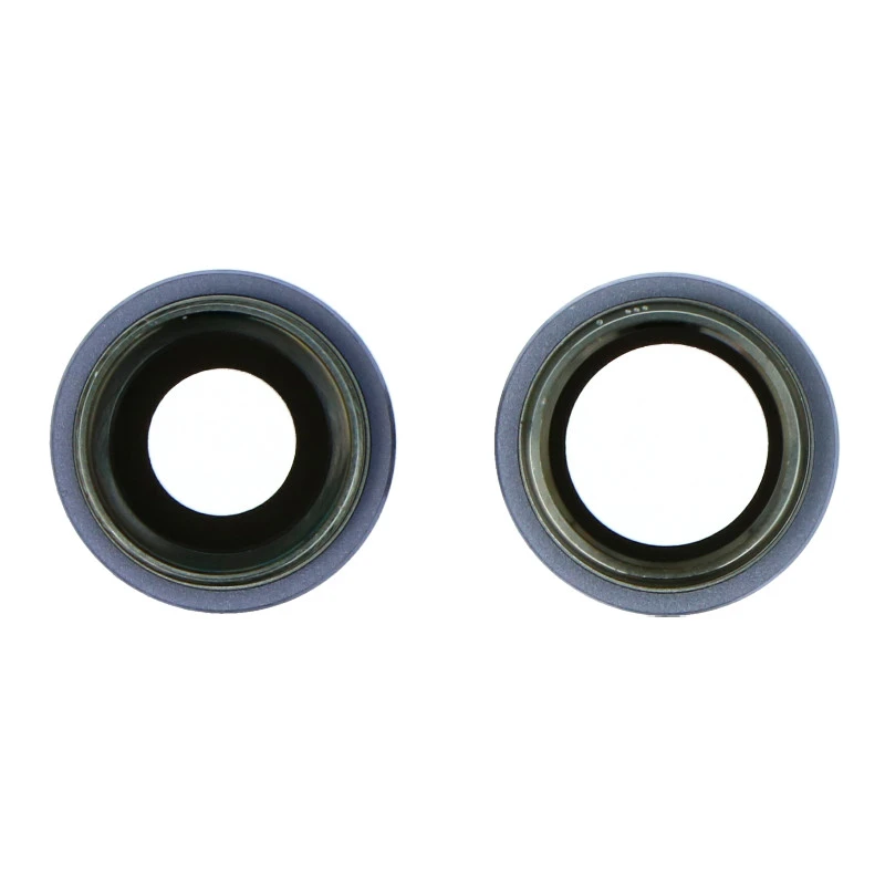 Lentilles cameras arrieres avec supports a souder et anneaux violet iPhone 11