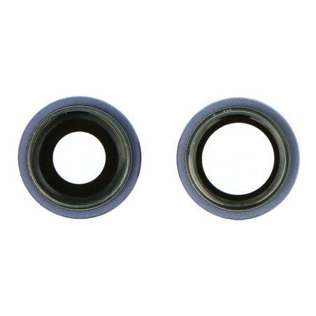 Lentilles cameras arrieres avec supports a souder et anneaux violet iPhone 11