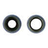 Lentilles cameras arrieres avec supports a souder et anneaux violet iPhone 11