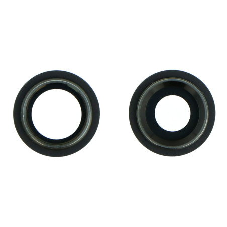 Lentilles cameras arrieres avec supports a souder et anneaux noir iPhone 11