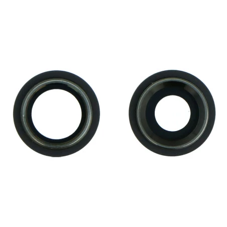 Lentilles cameras arrieres avec supports a souder et anneaux noir iPhone 11