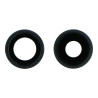 Lentilles cameras arrieres avec supports a souder et anneaux noir iPhone 11