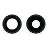 Lentilles cameras arrieres avec supports a souder et anneaux noir iPhone 11