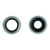 Lentilles cameras arrieres avec supports a souder et anneaux blanc iPhone 11