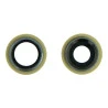 Lentilles cameras arrieres avec supports a souder et anneaux jaune iPhone 11