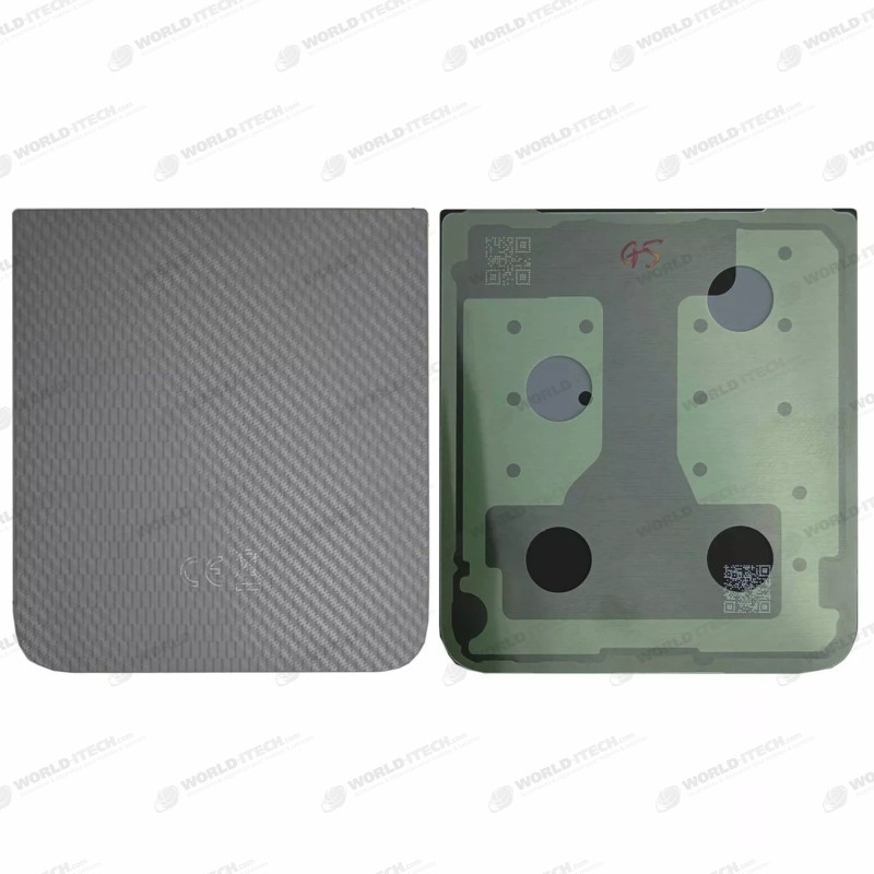Vitre arrière Samsung Z Flip 6 Noir Carbon OFFICIELLE (F741) GH82-35182E