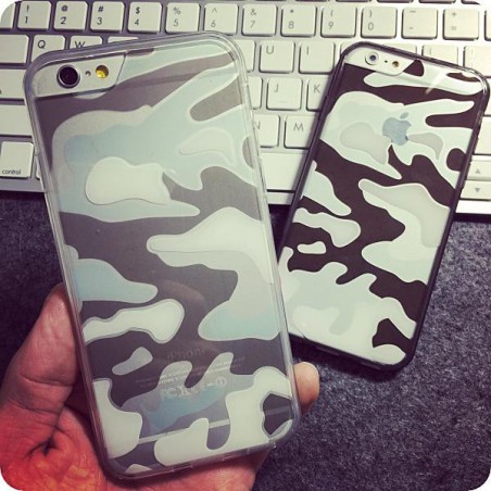 Coque silicone camouflage militaire iPhone 6 Plus / 6S Plus