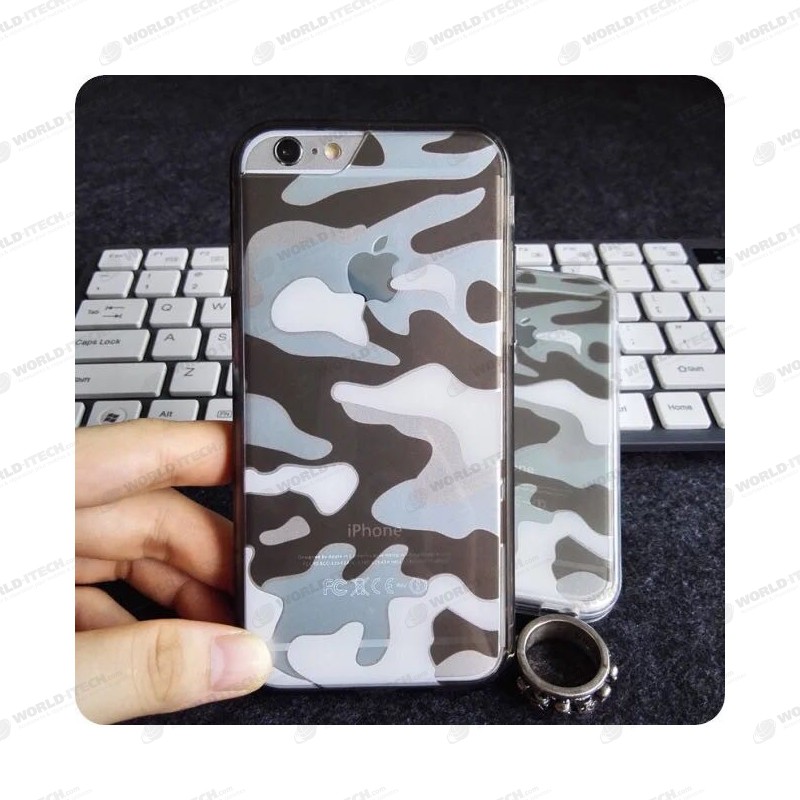 Coque silicone camouflage militaire iPhone 6 Plus / 6S Plus
