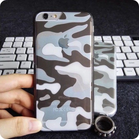 Coque silicone camouflage militaire iPhone 6 Plus / 6S Plus