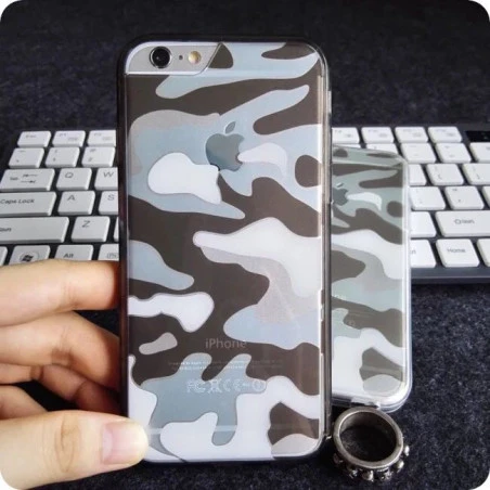 Coque silicone camouflage militaire iPhone 6 Plus / 6S Plus