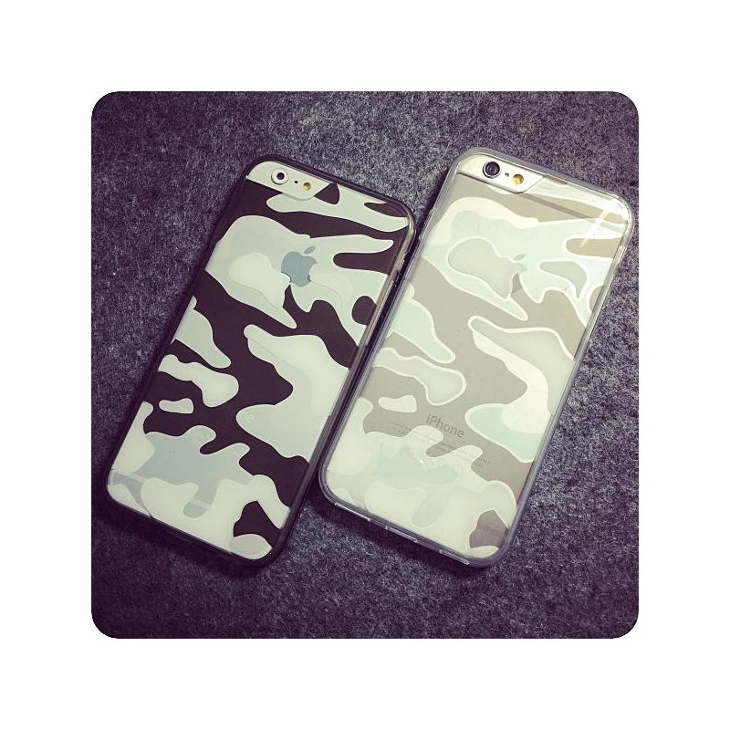 Coque silicone camouflage militaire iPhone 6 Plus / 6S Plus