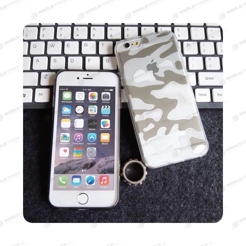 Coque silicone camouflage militaire iPhone 7 Plus / 8 Plus
