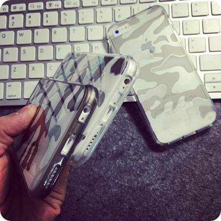 Coque silicone camouflage militaire iPhone 7 Plus / 8 Plus