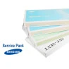 Vitre arrière Samsung S24 Beige Crème OFFICIELLE (S921)