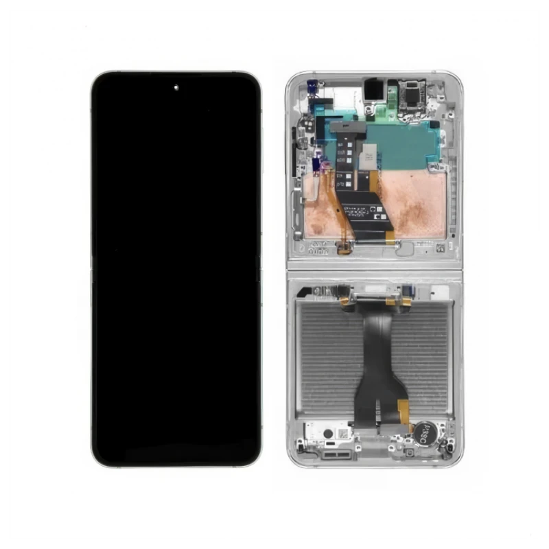 Ecran + chassis Gris OFFICIEL Samsung Z Flip 6 (F741) GH82-35014A