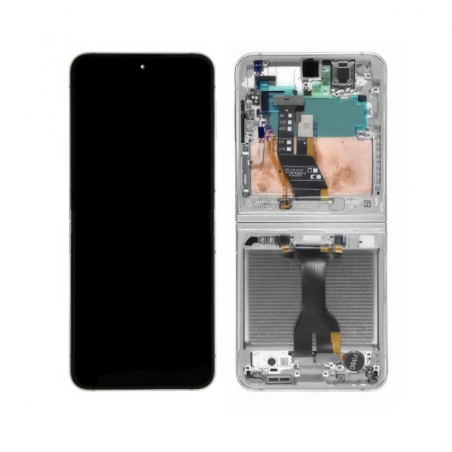 Ecran + chassis Gris OFFICIEL Samsung Z Flip 6 (F741) GH82-35014A