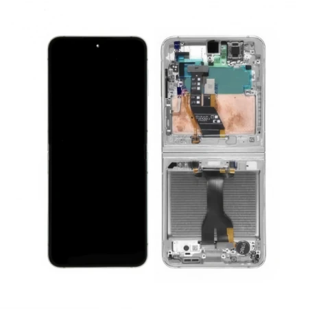 Ecran + chassis Gris OFFICIEL Samsung Z Flip 6 (F741) GH82-35014A