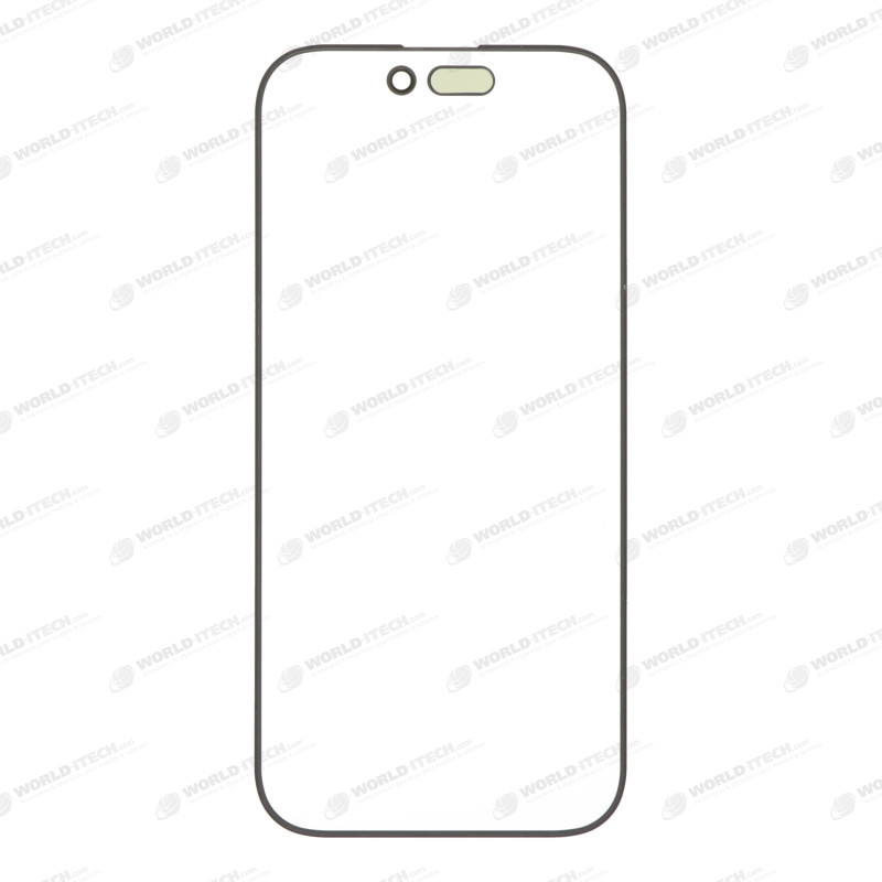 Vitre avant tactile noir remplacement pour iPhone 16 Pro