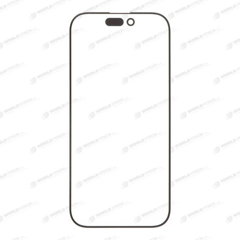 Vitre avant tactile noir remplacement pour iPhone 16 Pro