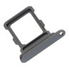Tiroir Support Carte SIM Titane Noir iPhone 16 Pro / 16 Pro Max