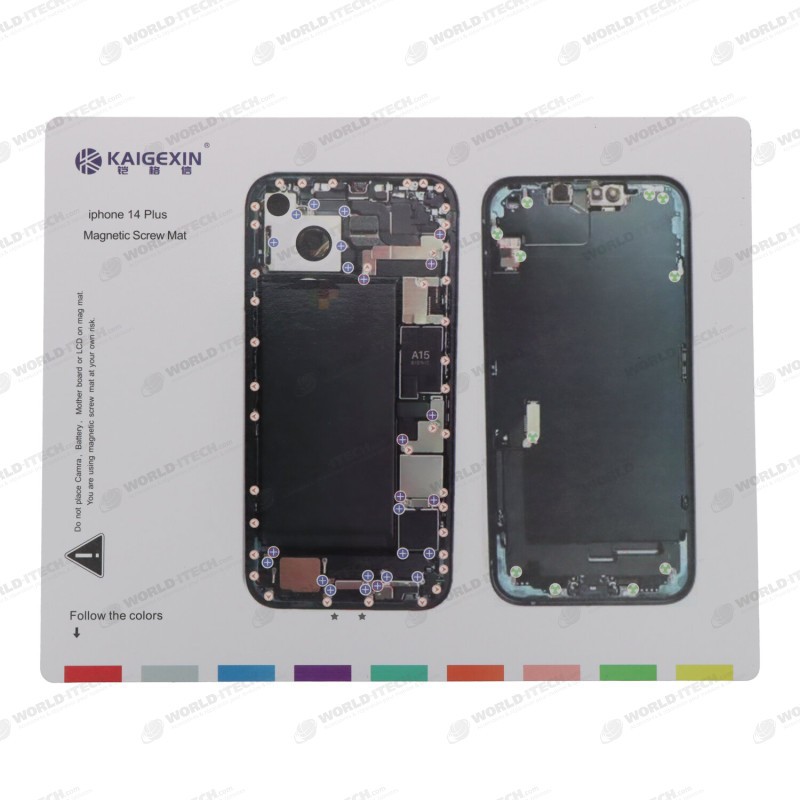 Patron magnétique aimanté guide range vis iPhone 14 Plus