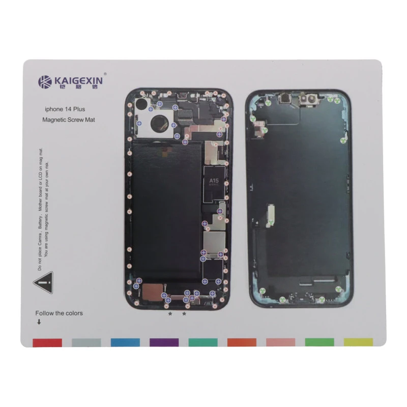 Patron magnétique aimanté guide range vis iPhone 14 Plus