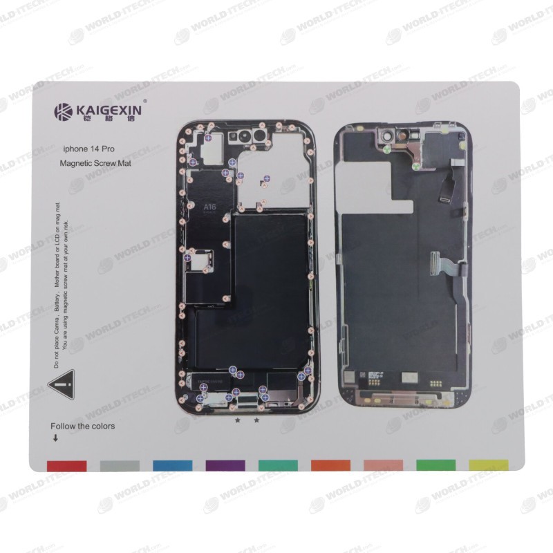 Patron magnétique aimanté guide range vis iPhone 14 Pro