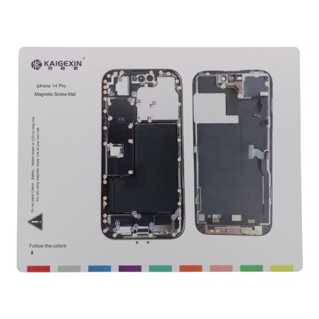 Patron magnétique aimanté guide range vis iPhone 14 Pro