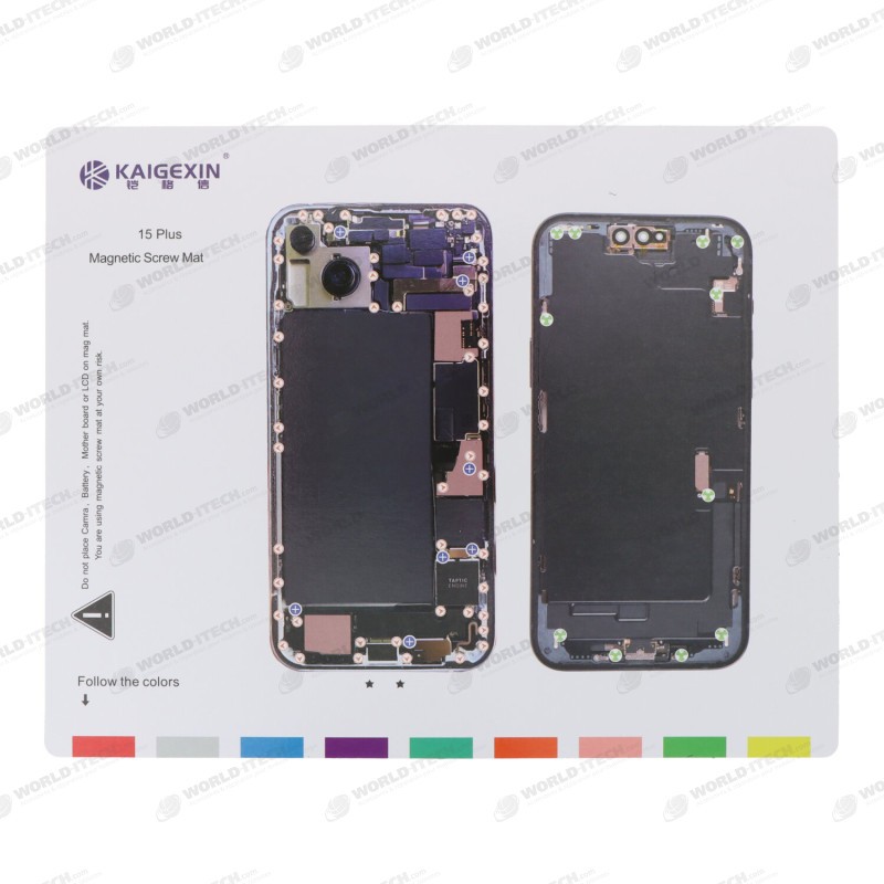 Patron magnétique aimanté guide range vis iPhone 15 Plus