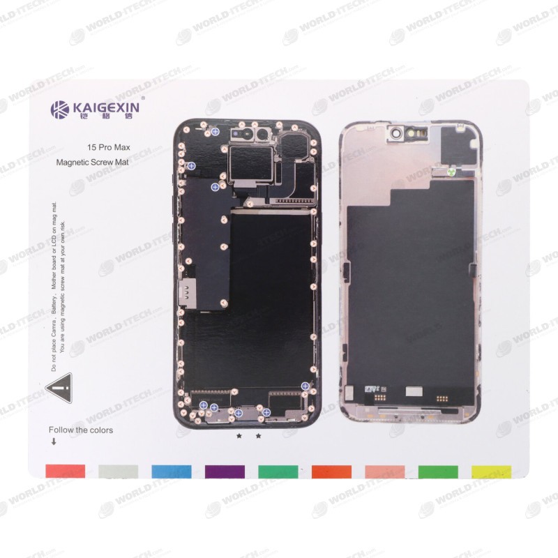 Patron magnétique aimanté guide range vis iPhone 15 Pro Max