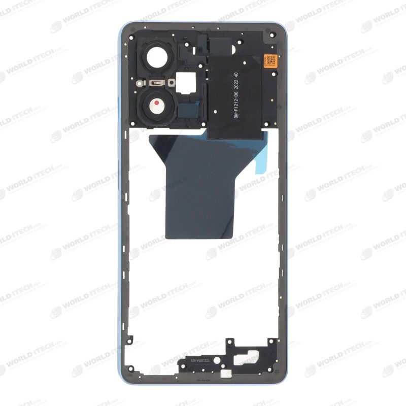 Chassis intermédiaire bleu ciel ORIGINE Xiaomi Redmi Note 12 Pro 5G