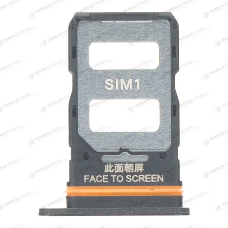 Tiroir double SIM noir Xiaomi Redmi Note 12 Pro 5G