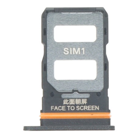 Tiroir double SIM noir Xiaomi Redmi Note 12 Pro 5G