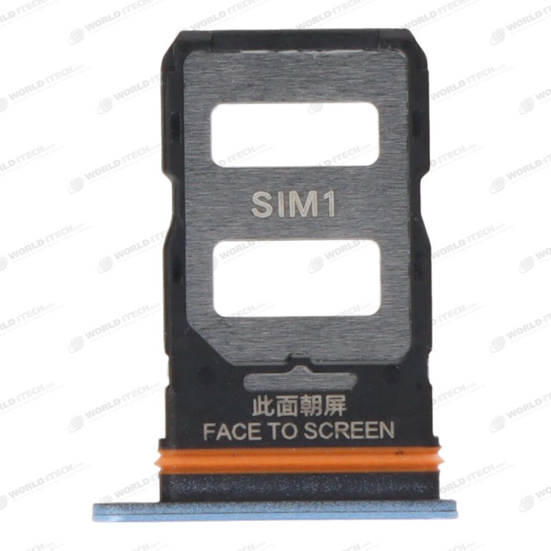 Tiroir double SIM bleu Xiaomi Redmi Note 12 Pro 5G