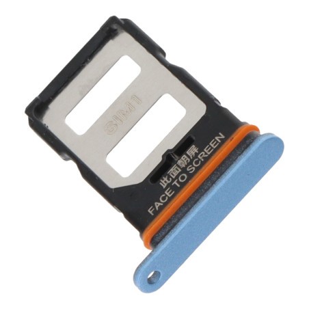 Tiroir double SIM bleu Xiaomi Redmi Note 12 Pro 5G
