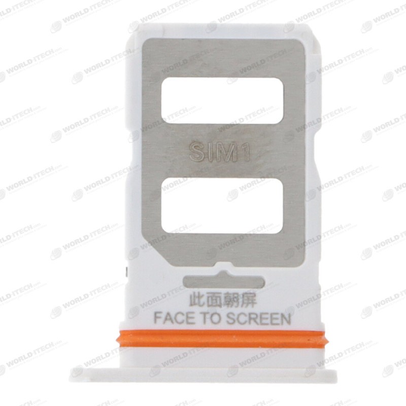 Tiroir double SIM blanc Xiaomi Redmi Note 12 Pro 5G