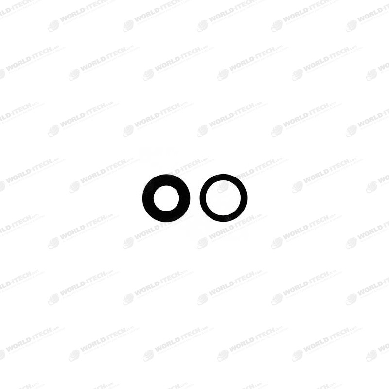 Lot 2 Lentilles remplacement vitre appareil photo iPhone 16 / 16 Plus