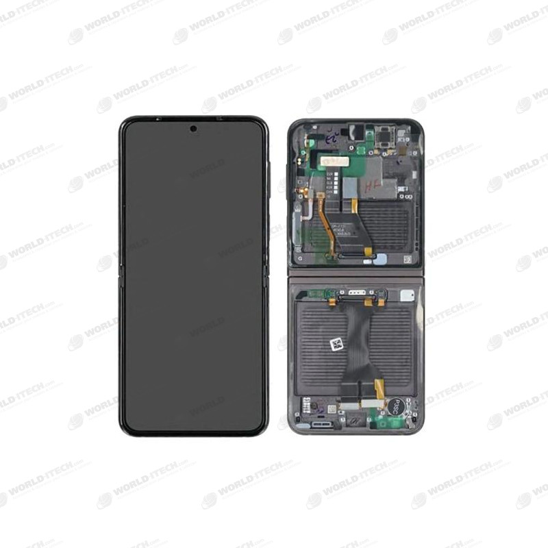 Ecran + chassis Noir OFFICIEL Samsung Z Flip 5 (F731) couleur exclusives 