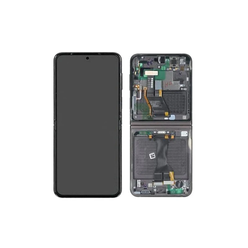 Ecran + chassis Noir OFFICIEL Samsung Z Flip 5 (F731) couleur exclusives 