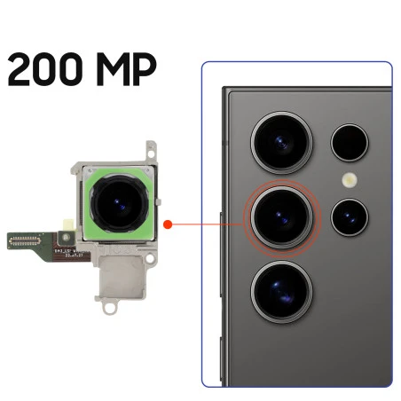 Caméra arrière Principale 200MP ORIGINE Samsung S24 Ultra