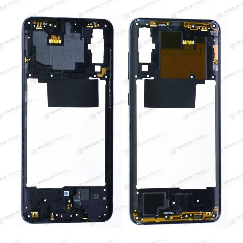 Chassis intermédiaire noir OFFICIEL Samsung A70 SM-A705F