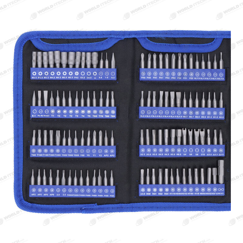 Kit outils et tournevis 126 pièces réparation smartphone