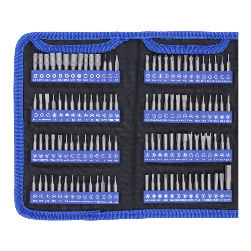 Kit outils et tournevis 126 pièces réparation smartphone