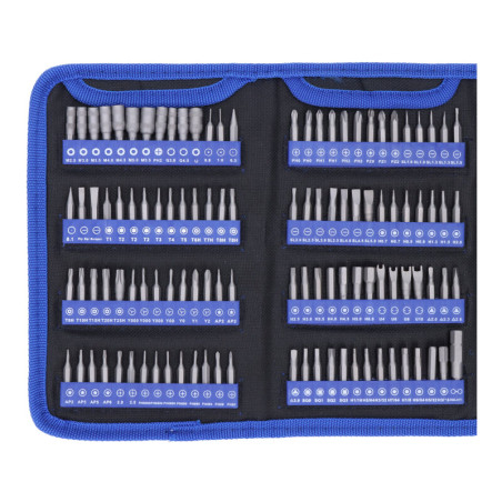 Kit outils et tournevis 126 pièces réparation smartphone