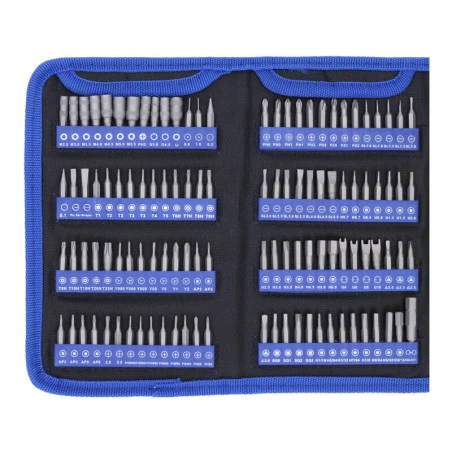Kit outils et tournevis 126 pièces réparation smartphone