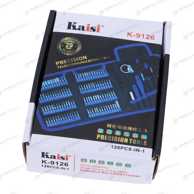 Kit outils et tournevis 126 pièces réparation smartphone