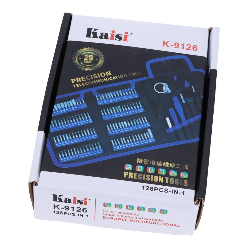 Kit outils et tournevis 126 pièces réparation smartphone